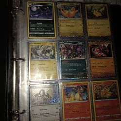 Binder of Yu-Gi-Oh and pokemon cards