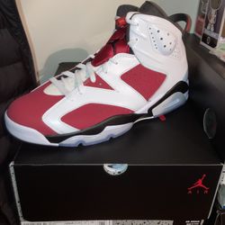 Jordan Retro 6 Carmine Size 12