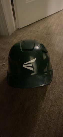 Easton green baseball helmet