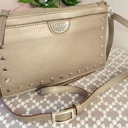 Brighton  Silver Leather  Purse