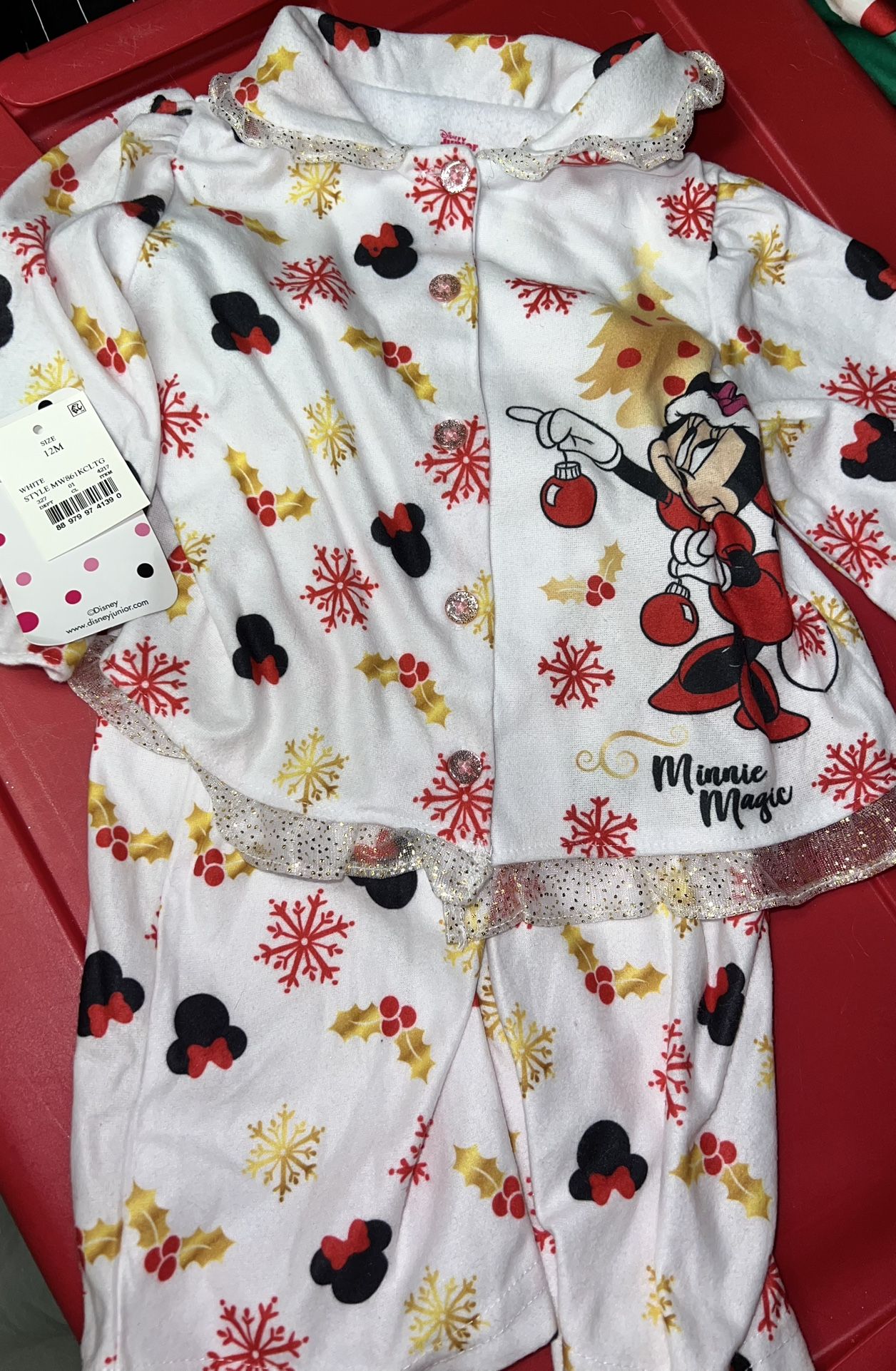 New. 12month Holiday Pjs 2pc