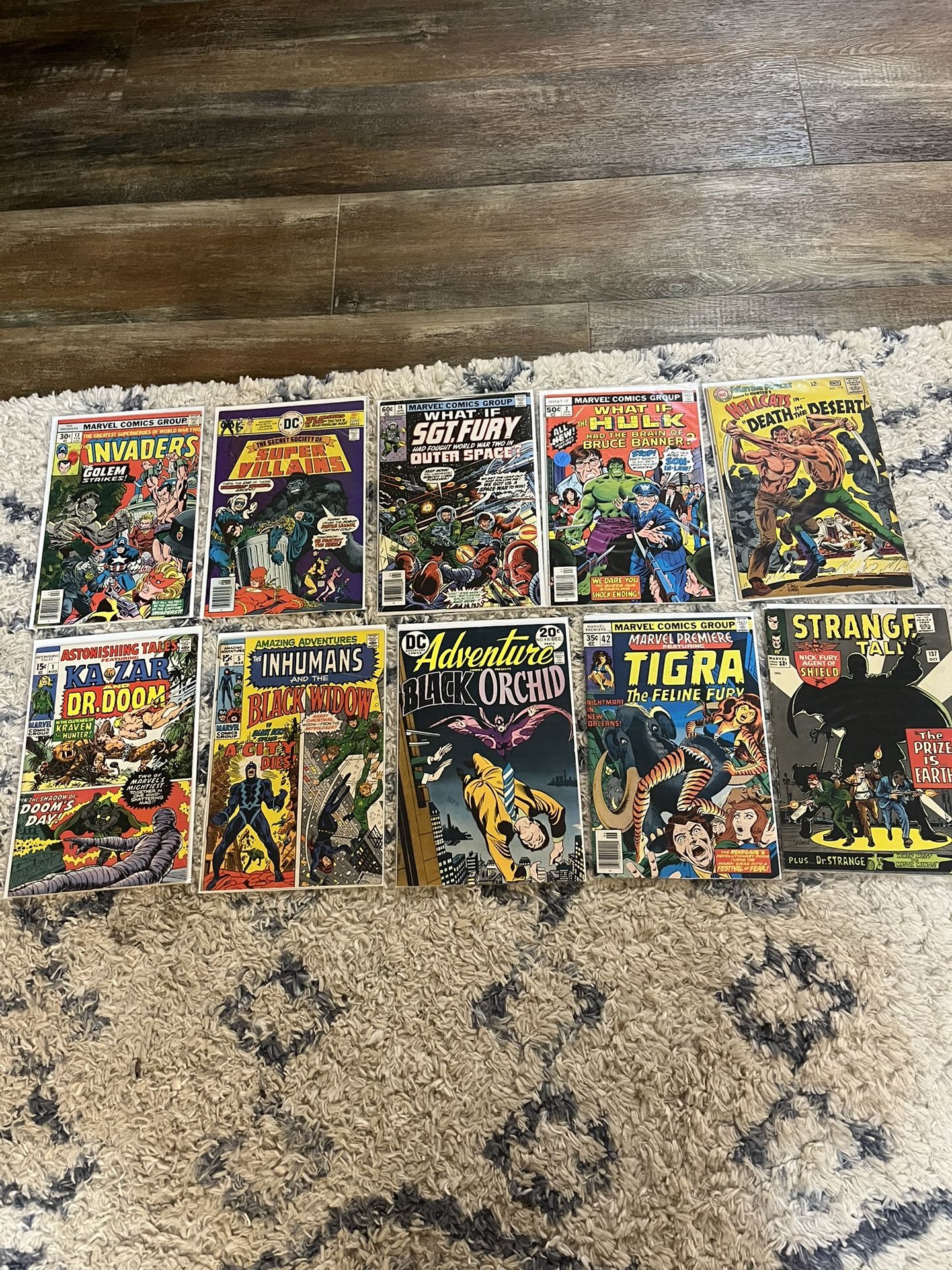 Marvel Comics Collection 12 Issues Mixed Lot Includes Bronze Age & Newsstand