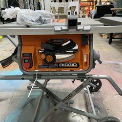 RIDGID R4513 10 in. Pro Jobsite Table Saw With Stand