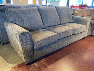 PACIFIC FURNITURE Muted Brown Angled Arm 3-Seater Sofa