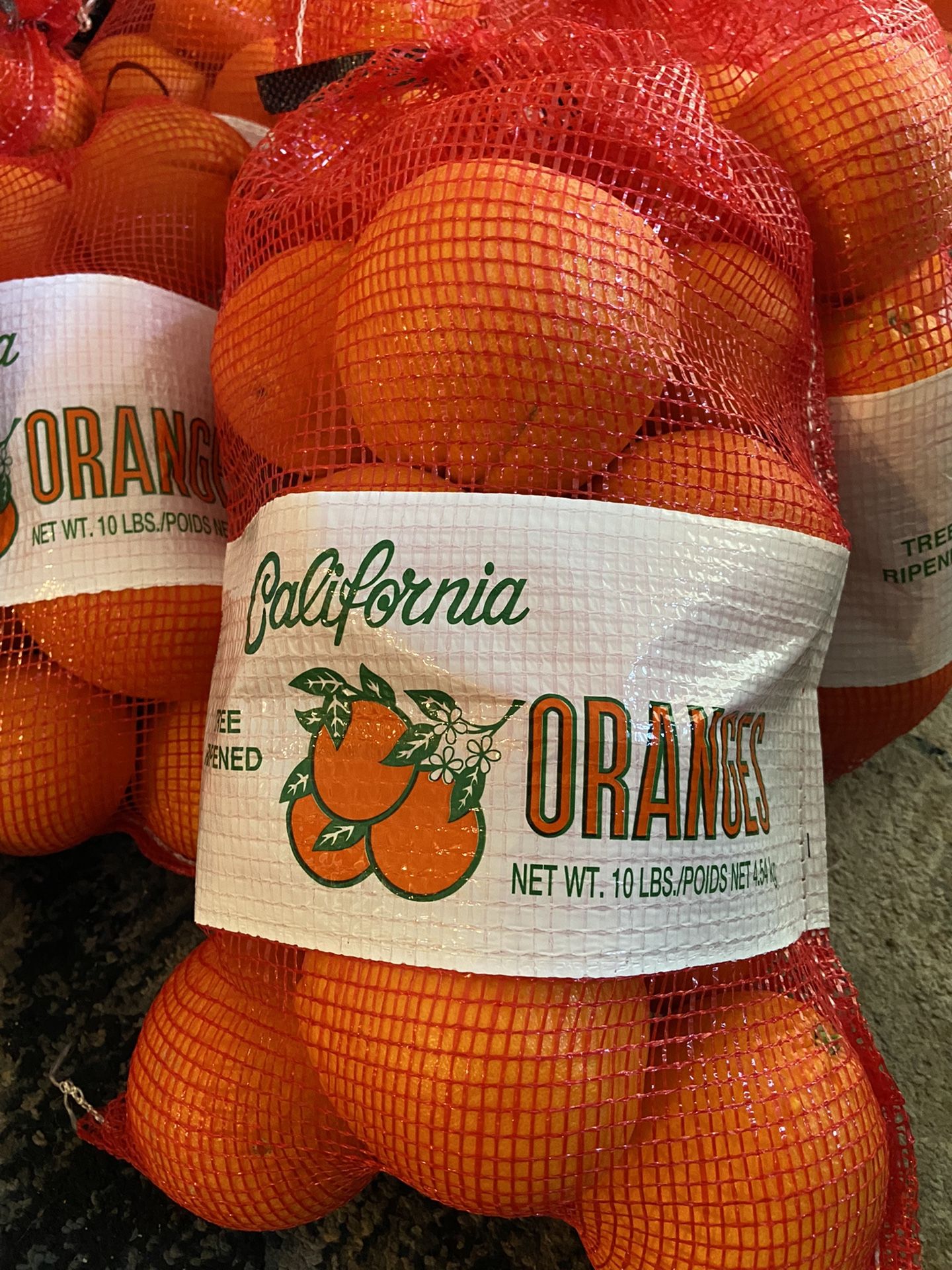 Organic Oranges For School Fundraiser