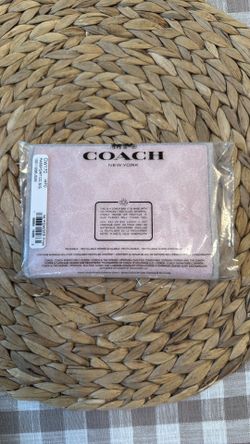 Coach Powder Pink Passport Holder