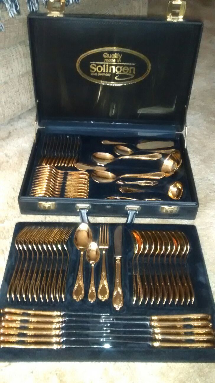 Solingen Gold Plated Silverware.