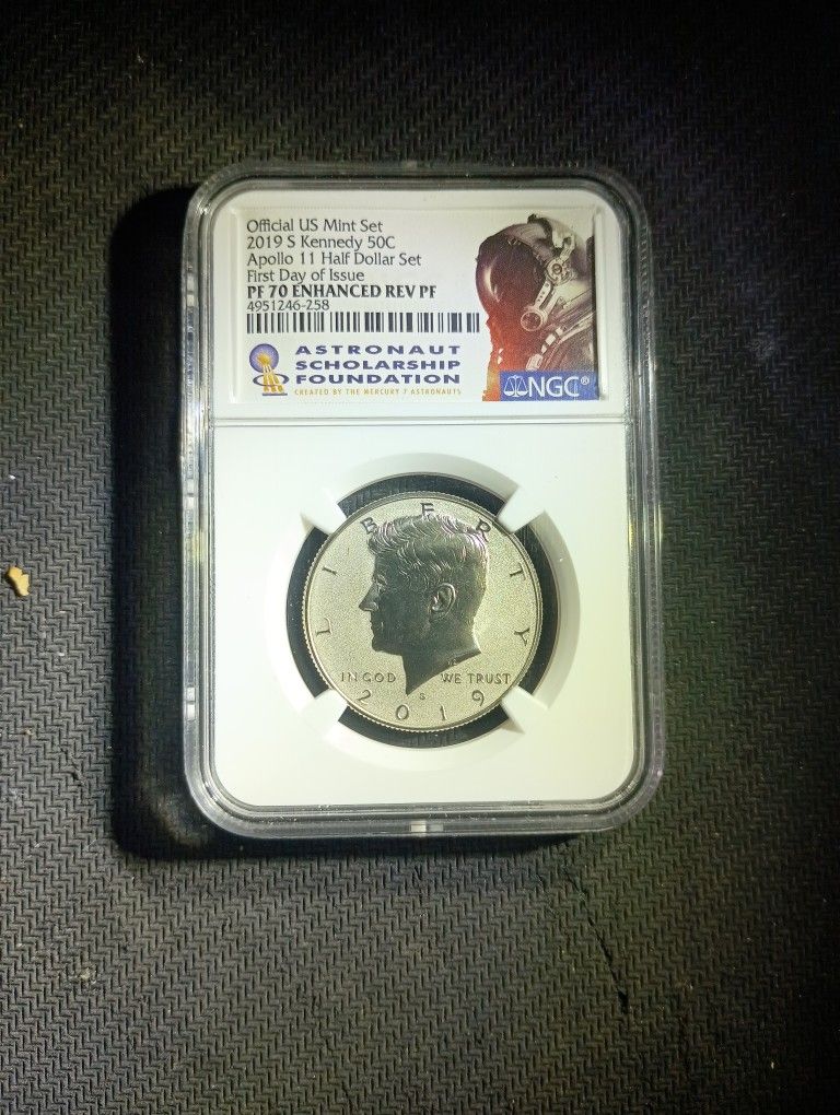 2019 S Reverse proof Kennedy Half dollar