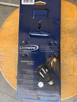 Live wire microphone cable wire