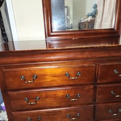 Large dresser with mirror