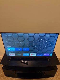 43” Hisense TV with TV Stand Bundle