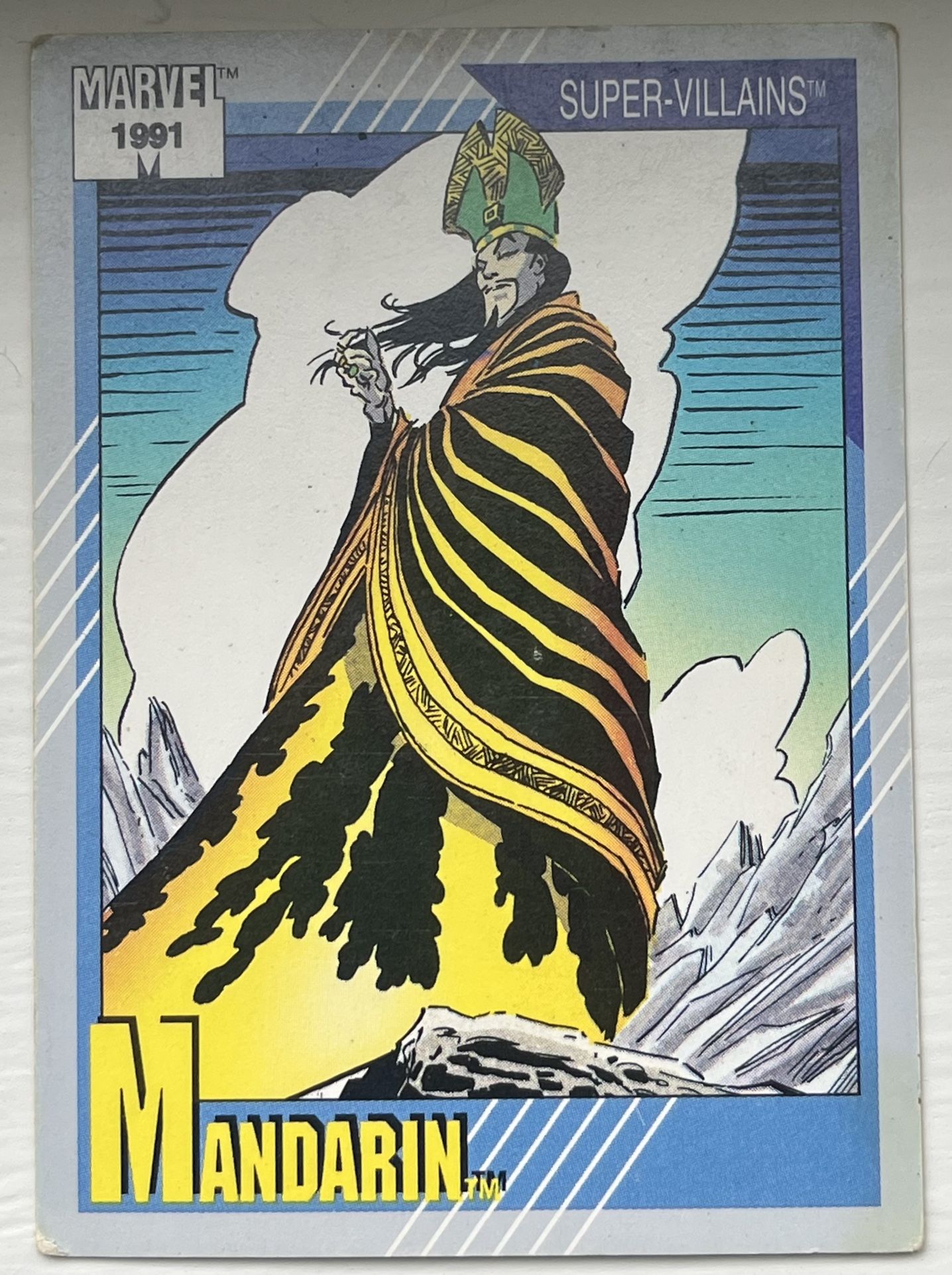 Mandarin Supervillians Trading Card 1991