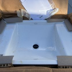 New Kohler Ledges Cast Iron Sink
