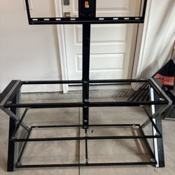 Glass Panel Tv Stand