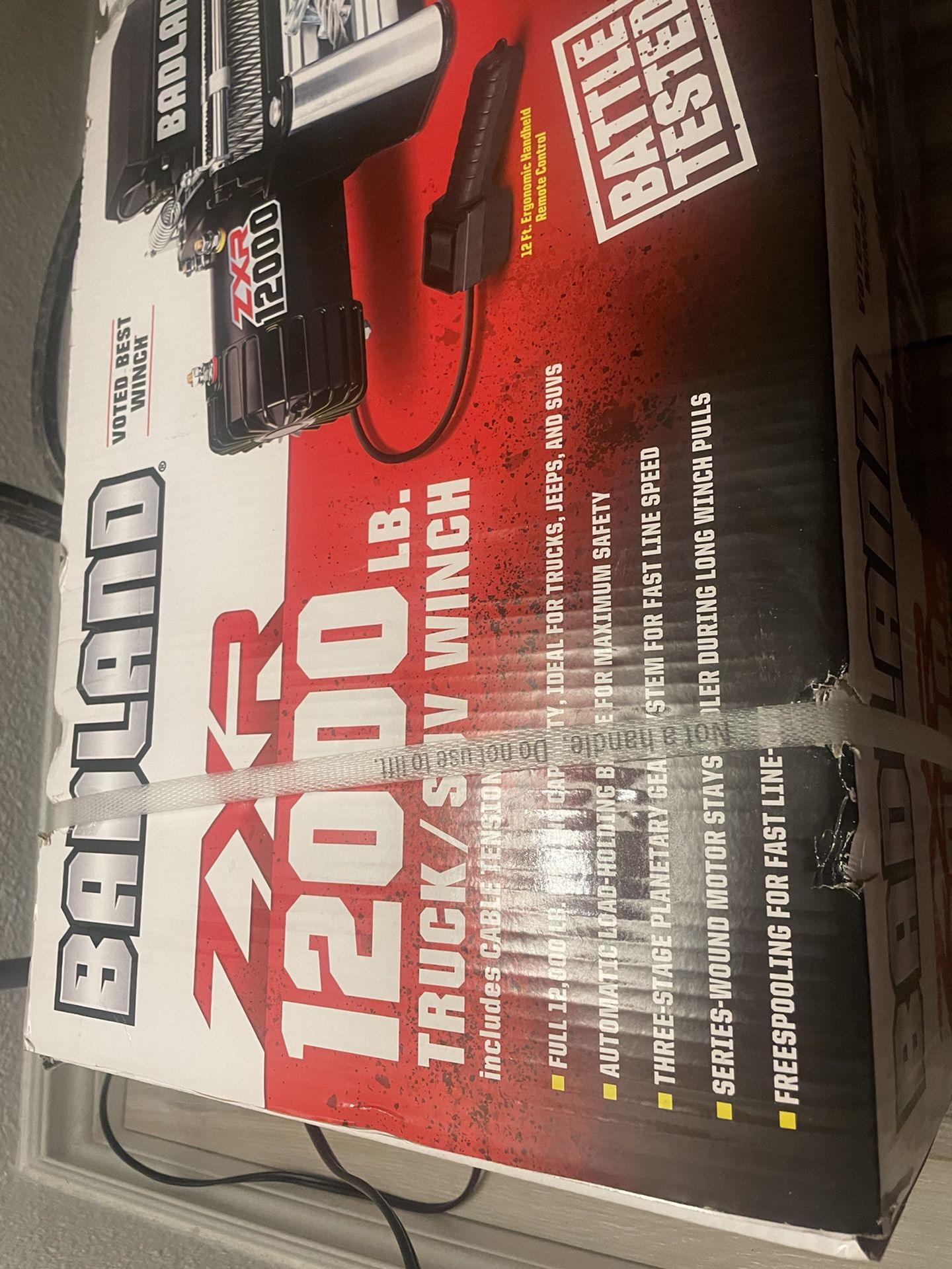 Badland Zxr 12,000lb Truck/suv Winch Brand New Still In Box