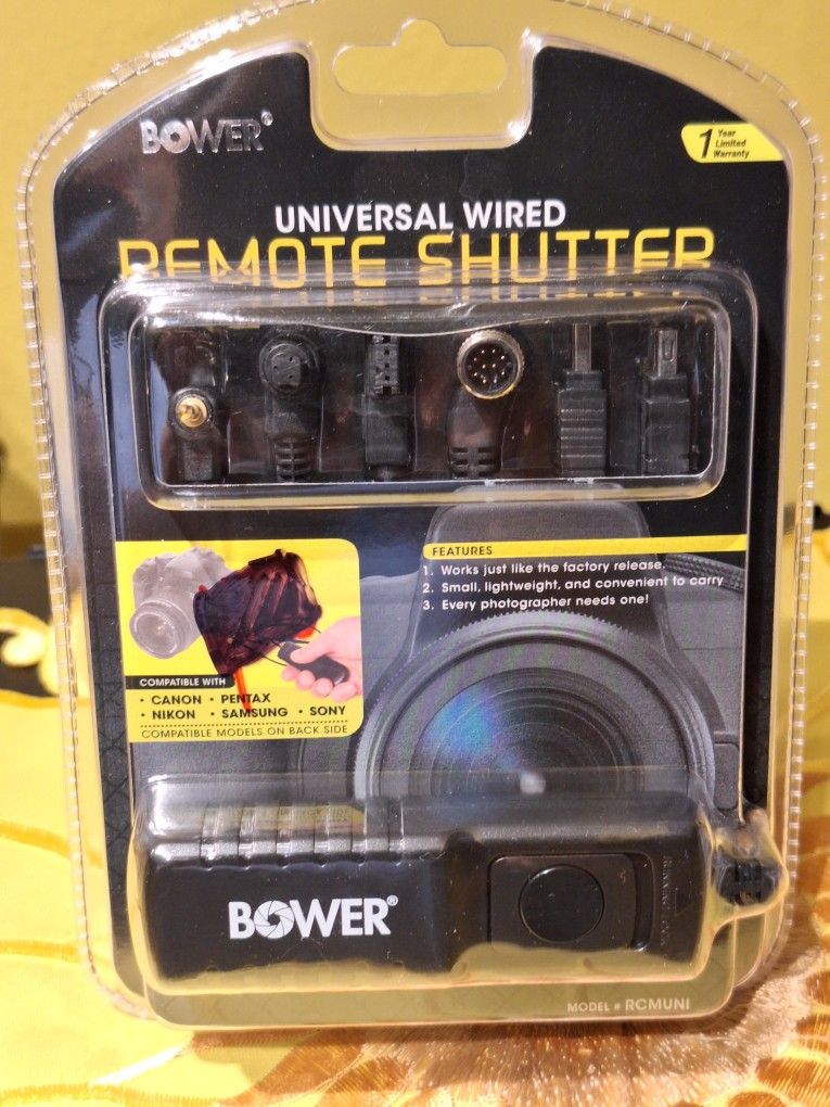 Bower Universal Wired Remote Shutter