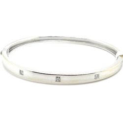 14kt White Gold Bracelet Solid 2 Piece With 3 Diamonds 13.30grams 152782 2