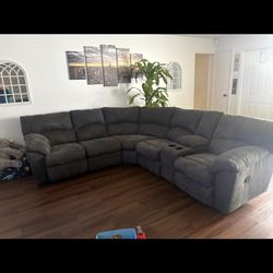 Gray Sectional Couch