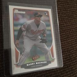 Baseball Card 2013 Bowman Manny Machado Rookie