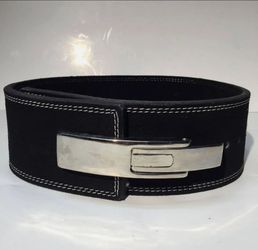 Omaha Leather Black Powerlifting/CrossFit 10mm Lever Belt