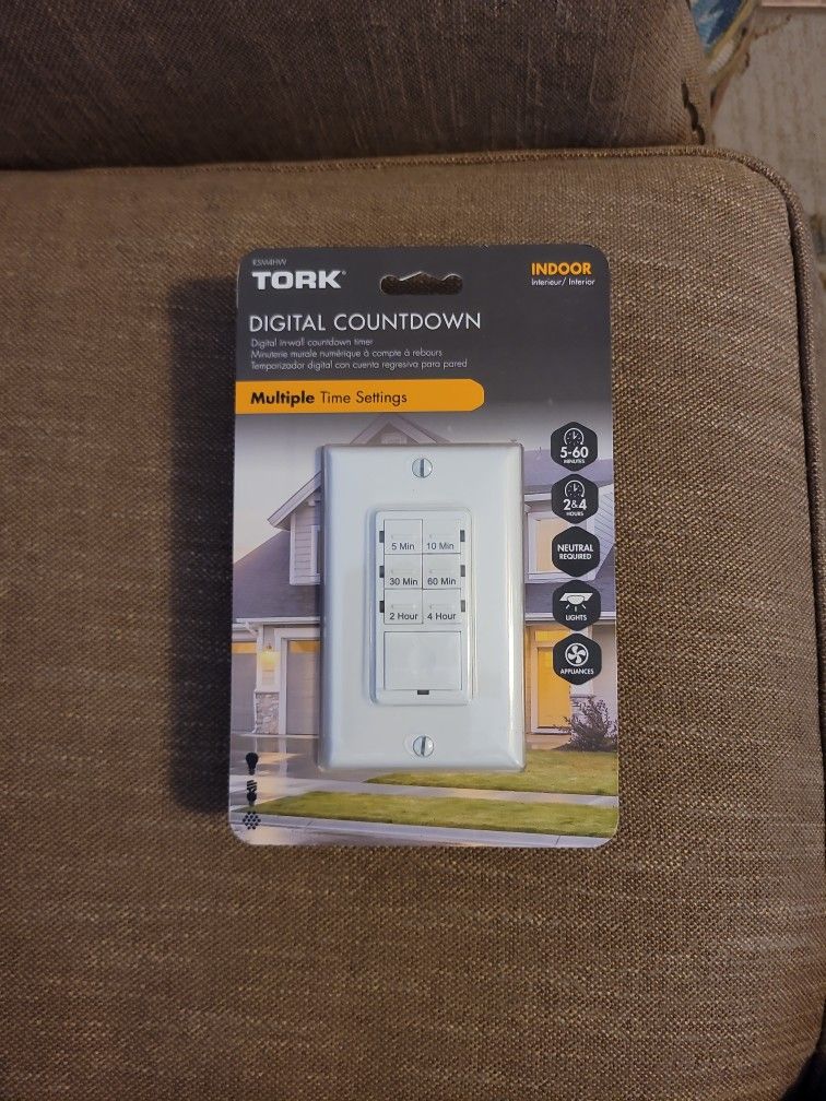 Digital In Wall Multiple Timer Tork New