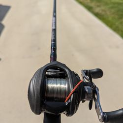Bass Fishing Combo Mojo Bass Rod And Lew's Bait caster $140 for