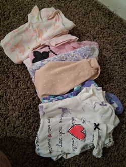 Lots of slightly used babygirl clothes and bows