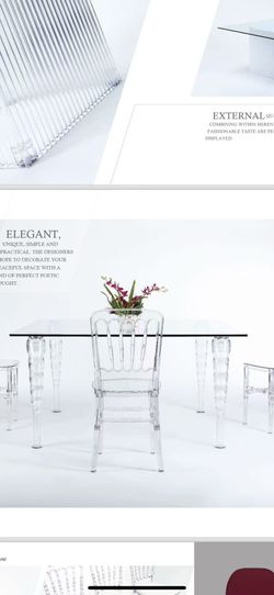 glass table