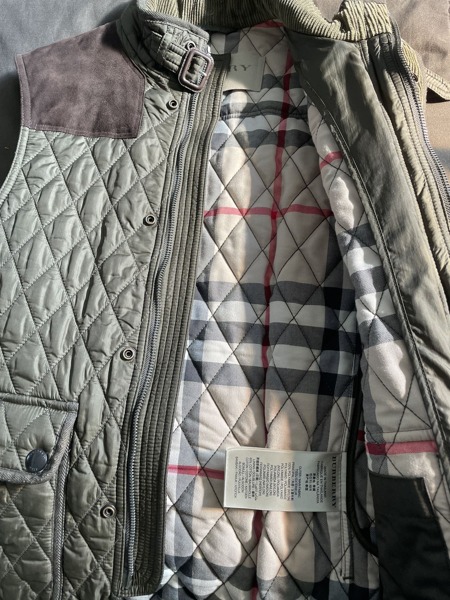 Burberry Quilted Vest (Mens) Sz M