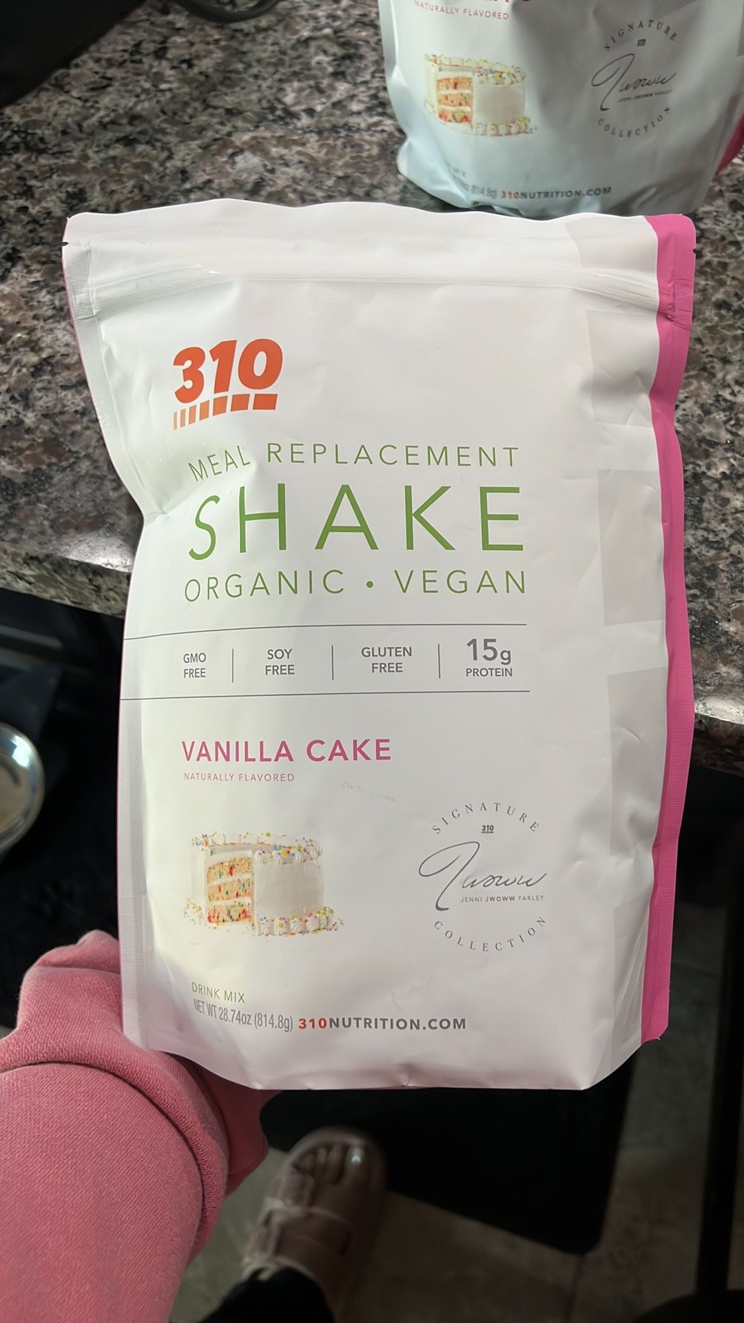 310 Nutrition Meal Replacement JWOWW's Organic Vanilla Cake Shake 28 servings.
