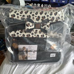 Petunia Pickle bottom Leopard Diaper bag