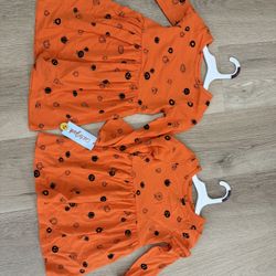 Baby And Toddler Pumpkin And Halloween Clothes NWT