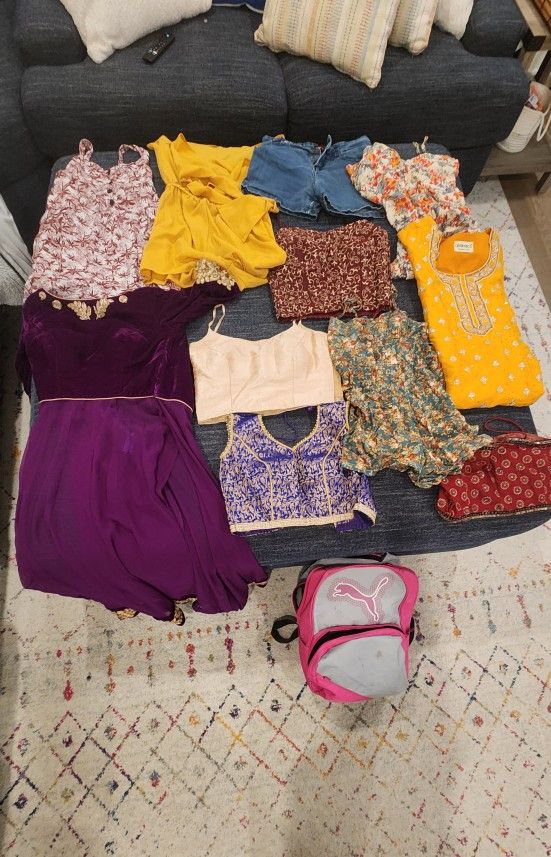 Clothes and Bagpack