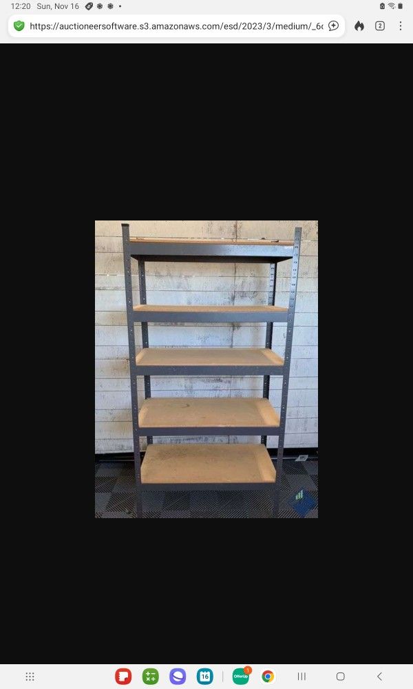 Garage Shelves- Similar To Image Shown