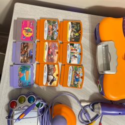 Vtech V Smile TV Learning System For Young Kids With 9 Games 