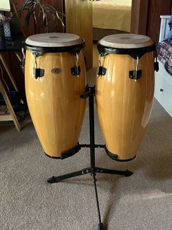 Congas w/ stand
