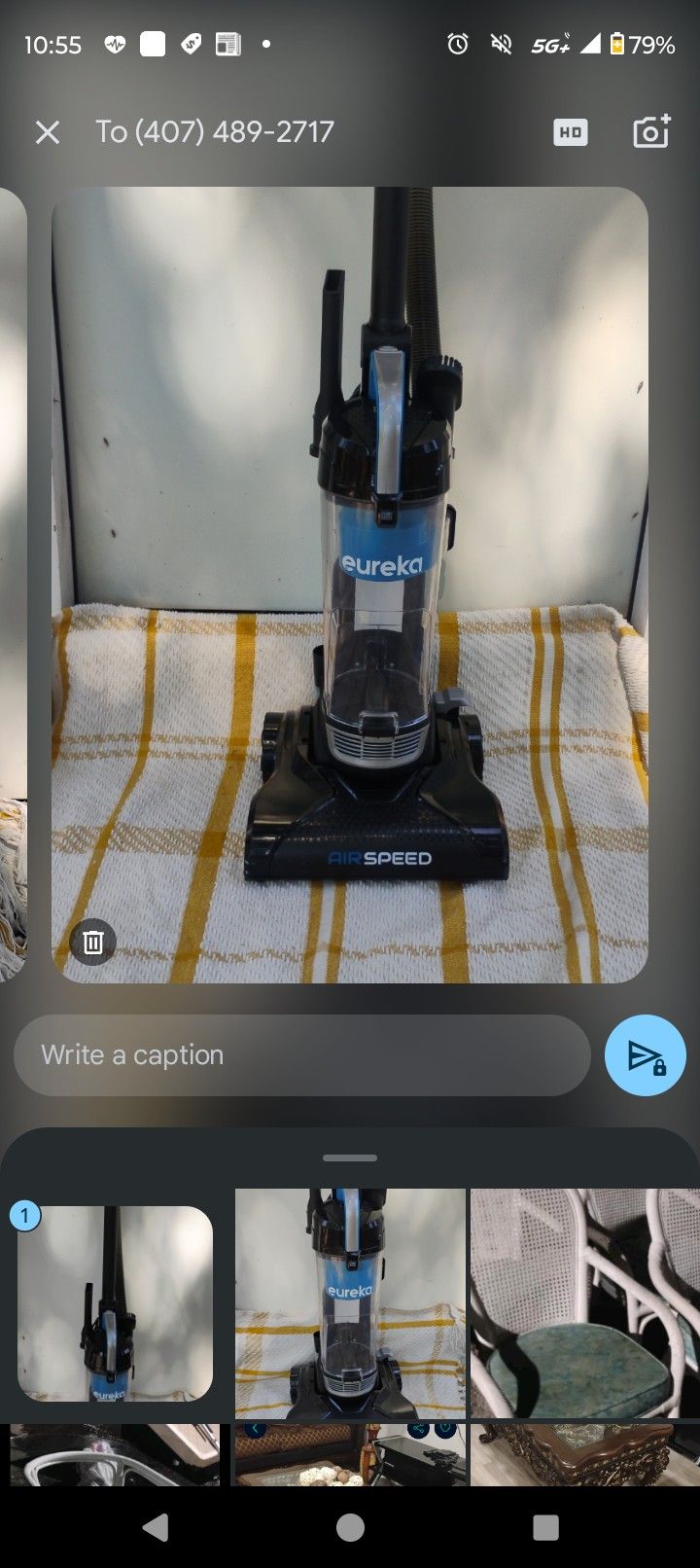 Eureka Speed Bagless Vacuum New