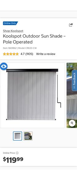 Costco pull down shade