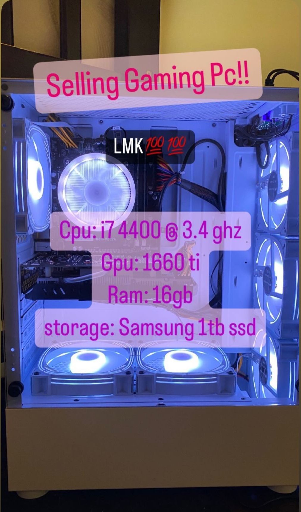 Gaming pc Need gone asap