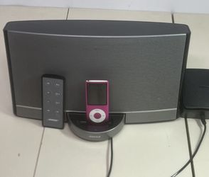 Bose SoundDock Portable Digital Music System N123  remote Power Adapter & Case. This is about one of the most complete system you will find. System wo