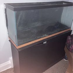 Fish Tank And Stand W/ Filter