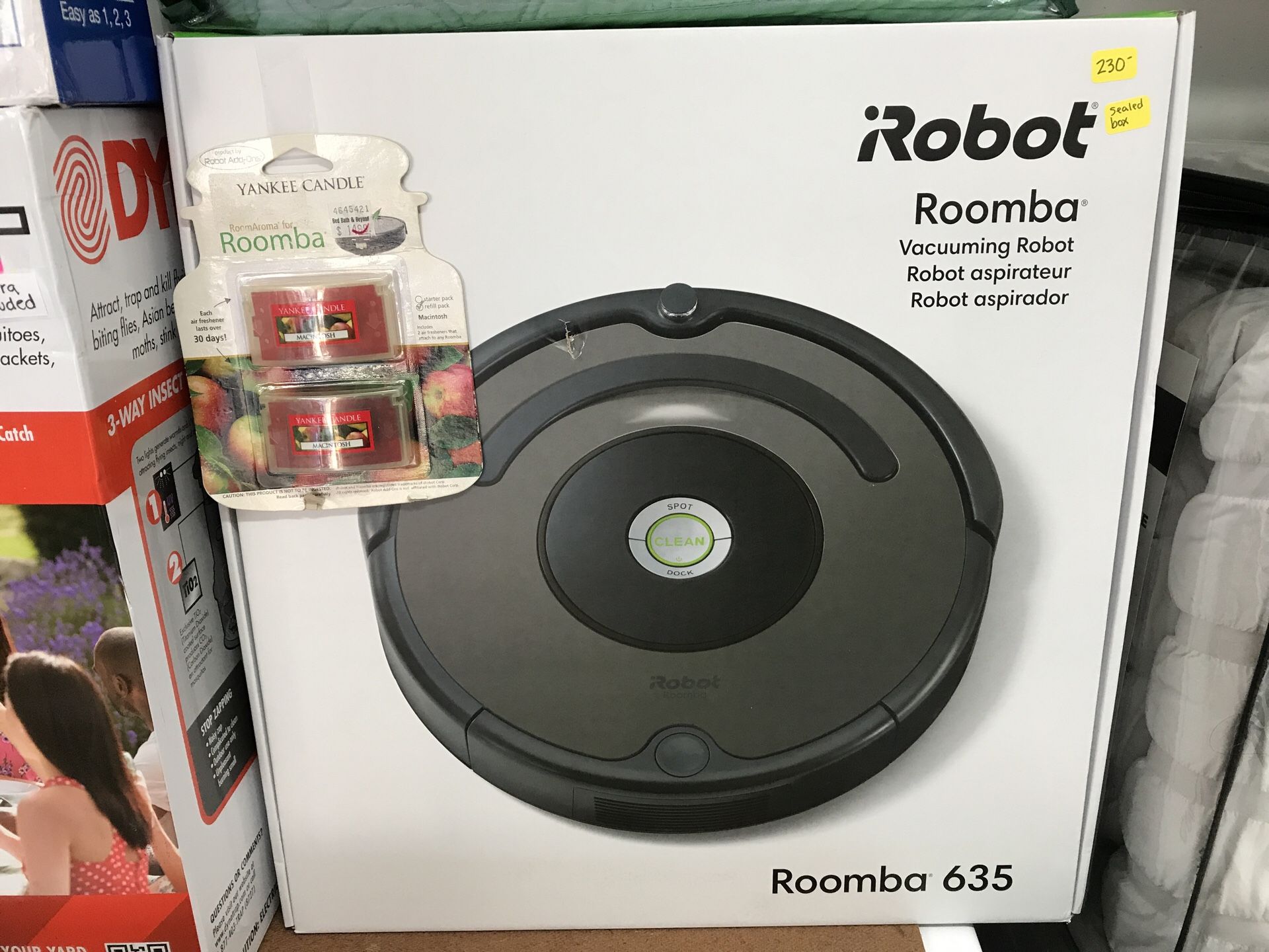 New iRobot Roomba 635 Robot Vacuum Sealed Box