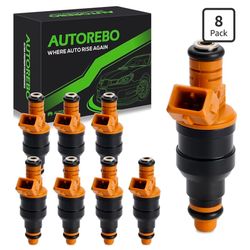 Fuel Injectors FJ713 Set of 8 Compatible with Ford