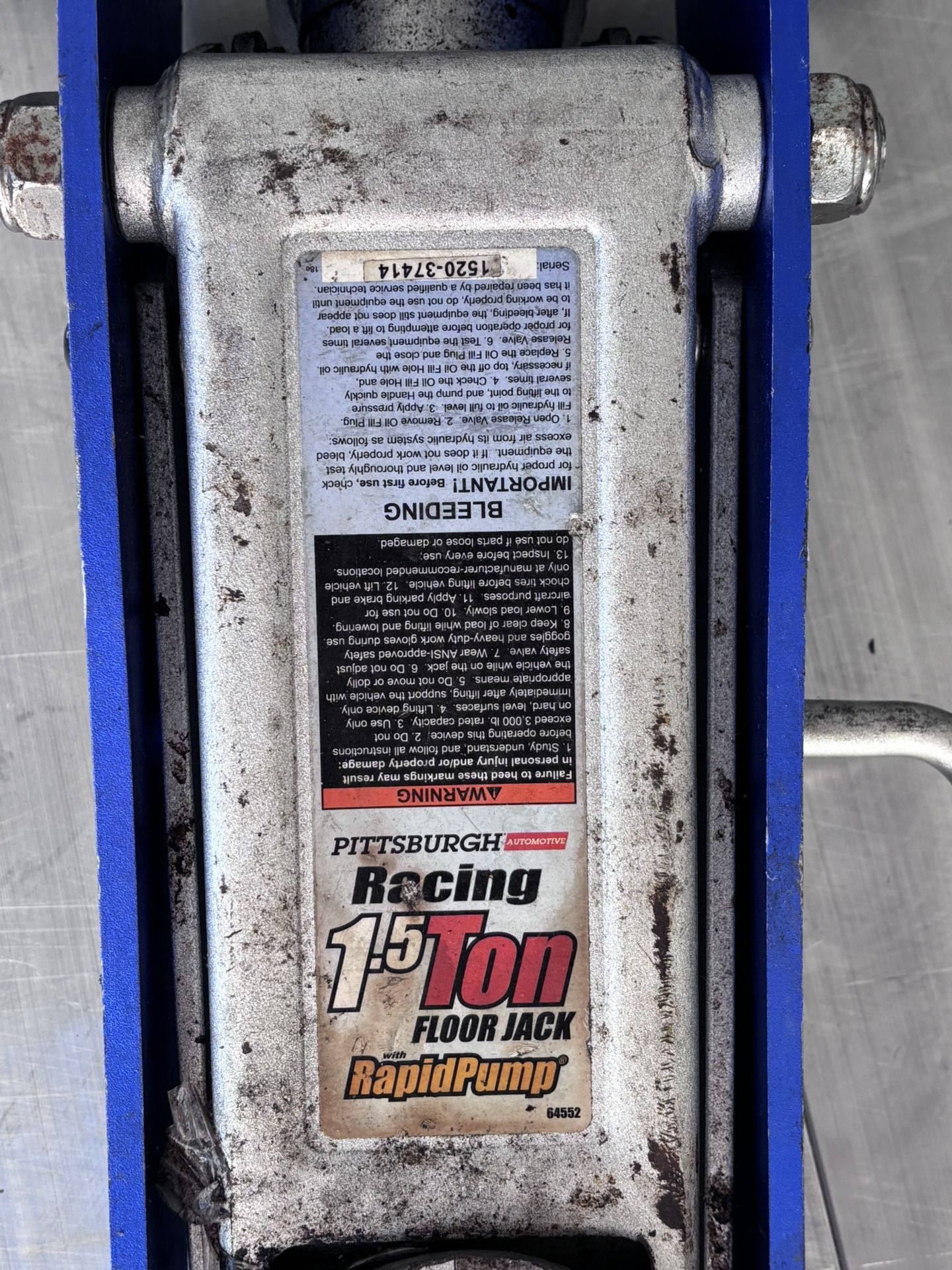 Pittsburgh Automotive Floor Jack 