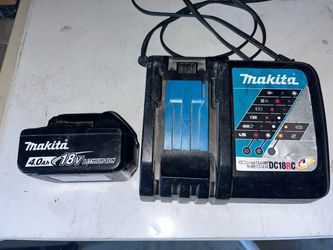 Makita battery and charger