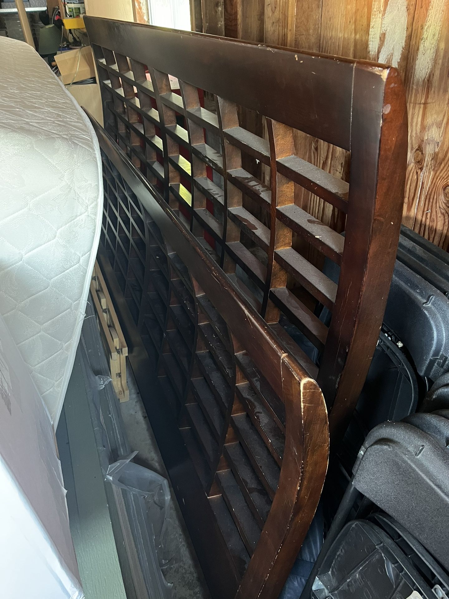 King Size Bed, Box Springs & Mattress