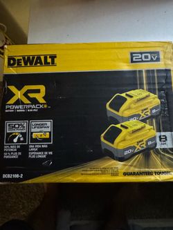 Shop DEWALT 20V MAX XR POWER-Pack Lithium-Ion 8.0Ah Battery (2-Pack)
