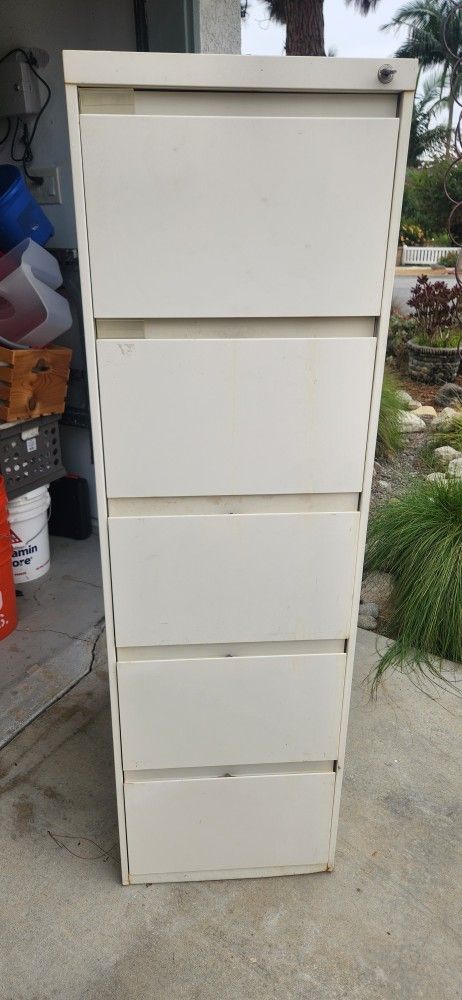 Filing Cabinet 5 Drawer. 
