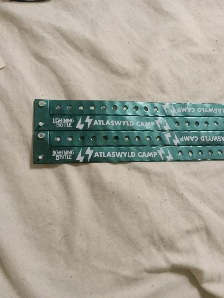 Lightning In The Bottle Bracelets For Vip Atlas Wild Area