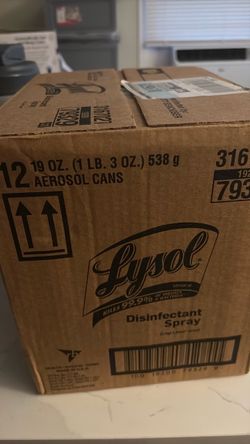 Brand new cans of Lysol